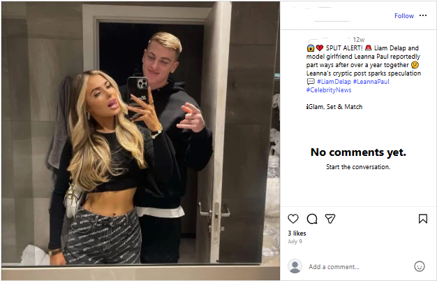 Liam Delap Girlfriend Leanna Paul