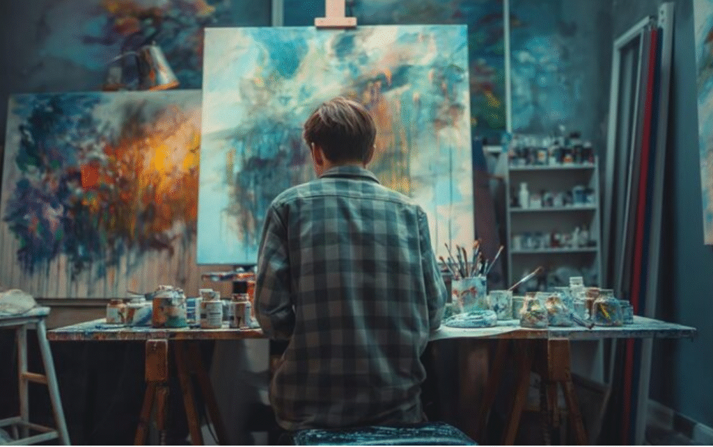 The Artist Who Paints With Silence